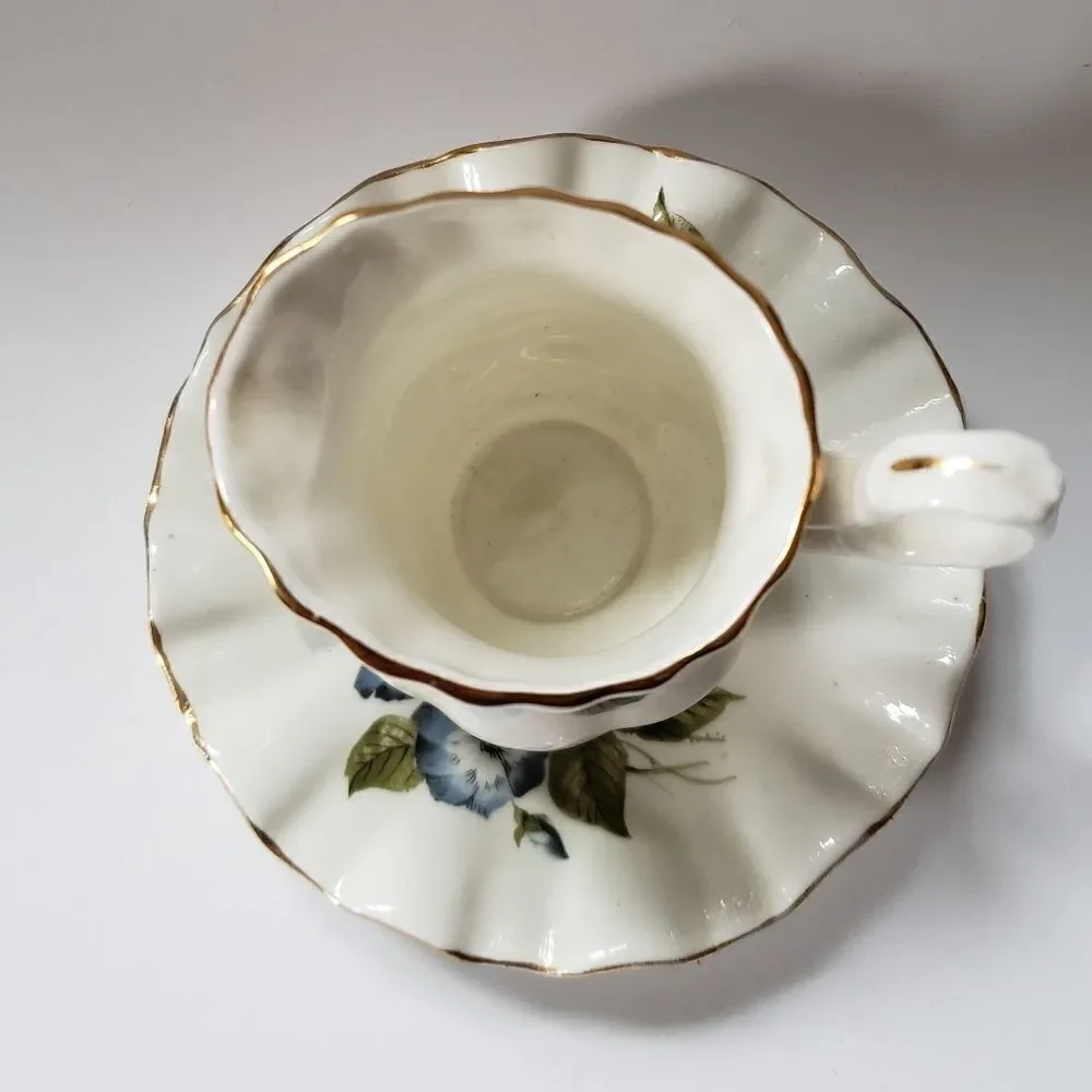Royal Dover Bone China Creamer & Saucer